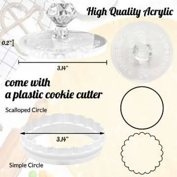 Personalized Cookie Stamp for Unique Holiday Baking