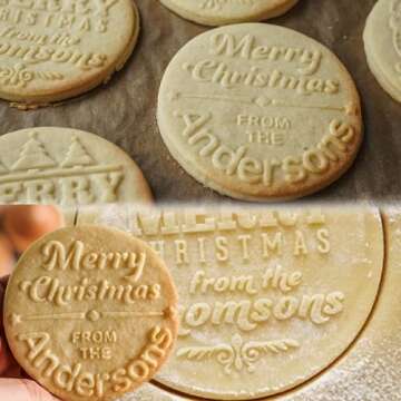 Personalized Cookie Stamp for Unique Holiday Baking