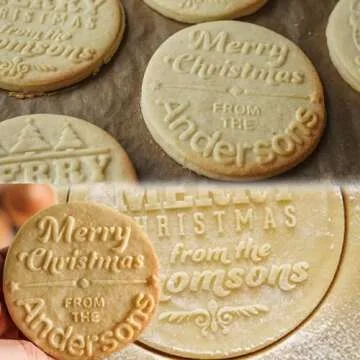 Personalized Cookie Stamp for Unique Holiday Baking