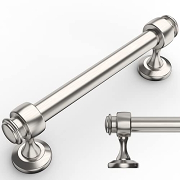 Amerdeco 10 Pack Brushed Satin Nickel Cabinet Pulls for Home Improvement