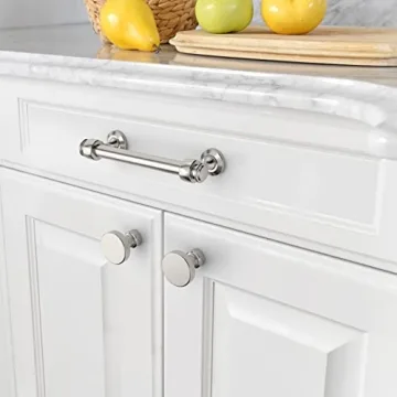 Amerdeco Brushed Nickel Cabinet Pulls 10 Pack Durable Hardware