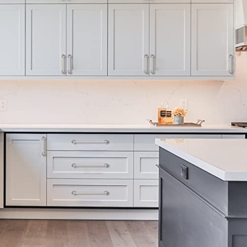 Amerdeco Brushed Nickel Cabinet Pulls 10 Pack Durable Hardware