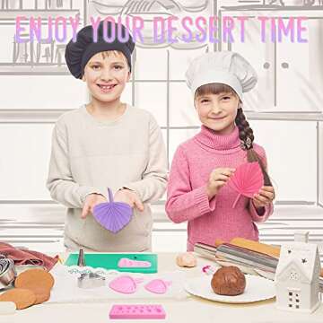 5 Pieces Fan Leaf Mold Palm Leaves Molds Pearl Sphere Boho Candy Molds Silicone Fondant Clay Mold for Crafts