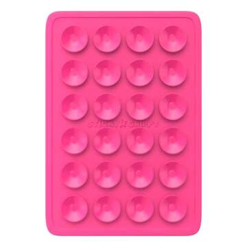 StickyGrippy Suction Phone Case Mount, Sillicon Adhesive Phone Accessory for iPhone and Android, Han...