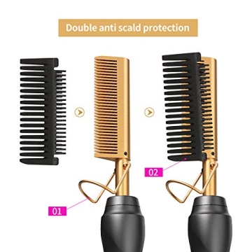 Buy Hot Comb Hair Straightener for Easy Hair Styling at Home