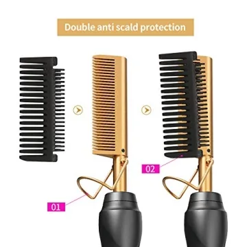 Buy Hot Comb Hair Straightener for Easy Hair Styling at Home