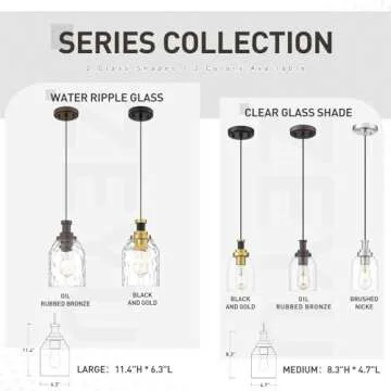 Zeyu Modern Hanging Pendant Lights - Stylish & Adjustable