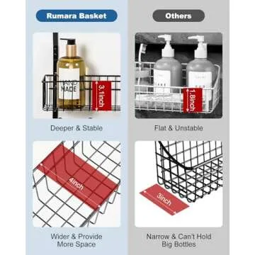 Rumara Over The Door Hanger Hooks - Space-Saving Organizer