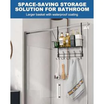 Rumara Over The Door Hanger Hooks - Space-Saving Organizer