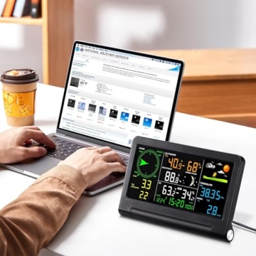 Gevanti 9-in-1 Weather Station with LCD Display & Sensors