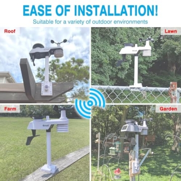 Gevanti 9-in-1 Weather Station with LCD Display & Sensors