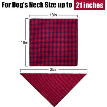 Stylish Remifa Dog Bandana Set for Pets