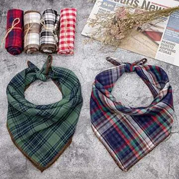 Stylish Remifa Dog Bandana Set for Pets