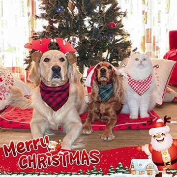 Stylish Remifa Dog Bandana Set for Pets