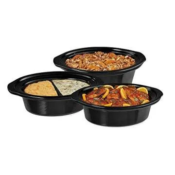 Crock-pot SCCPVS642-S Choose-A-Crock Programmable Slow Cooker, 6 quart/4 quart/2 x 1.5 quart, Silver