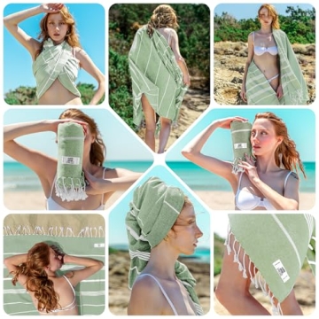 EPHESUS Turkish Beach Towel - Lightweight Quick Dry Design