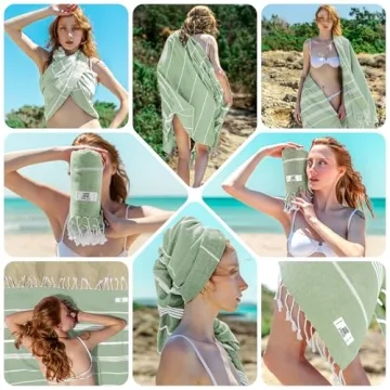 EPHESUS Turkish Beach Towel - Lightweight Quick Dry Design