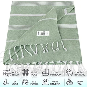 EPHESUS Turkish Beach Towel - Lightweight Quick Dry Design