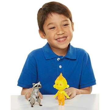Incredibles 2 Jack-Jack & Raccoon Action Figures, 12 Inches