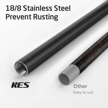 KES Freestanding Toilet Paper Holder with Reserve for Bathroom with Weighted Base, Modern Tissue Rol...