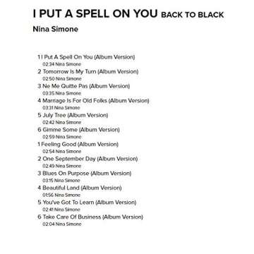 I Put A Spell On You - Nina Simone Vinyl Classic