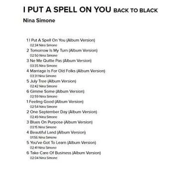 I Put A Spell On You - Nina Simone Vinyl Classic