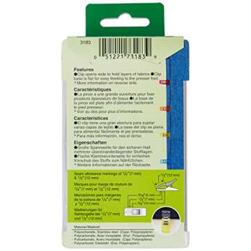 Clover Wonder Clips, 1 Pack, Colors May Vary