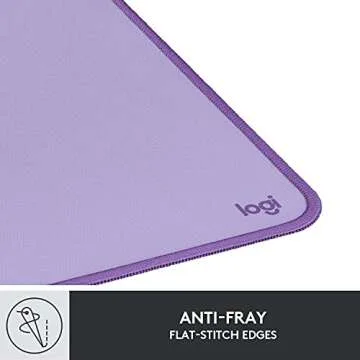 Logitech Desk Mat - Studio Series, Multifunctional Large Desk Pad, Extended Mouse Mat, Office Desk Protector with Anti-slip Base, Spill-resistant Durable Design, in Lavender