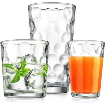 Elegant 12-pc Galaxy Glassware Set for Every Occasion