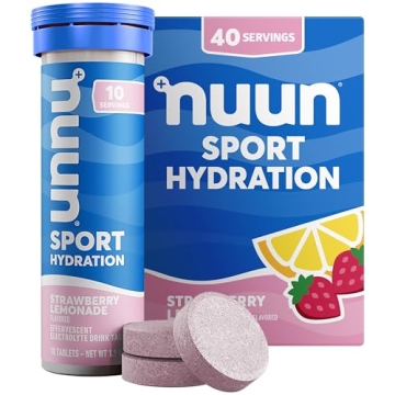 Nuun Sport Electrolyte Tablets - Strawberry Lemonade Drink Mix