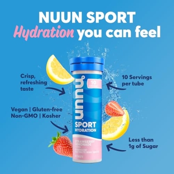 Nuun Sport Electrolyte Tablets - Strawberry Lemonade Drink Mix