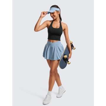 Soft Padded Butterluxe Halter Longline Sports Bra - Black