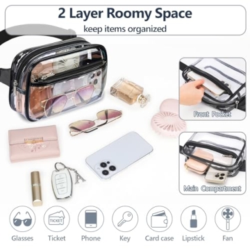 Packism Clear Fanny Pack - Stadium Approved Yet Stylish