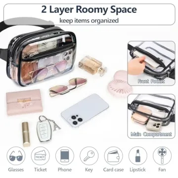 Packism Clear Fanny Pack - Stadium Approved Yet Stylish