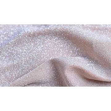 Suwindy Sexy Dresses for Women Party Club Night Sparkly Dress Glitter Spaghetti Straps Bodycon Mini Dress (Champagne, S)