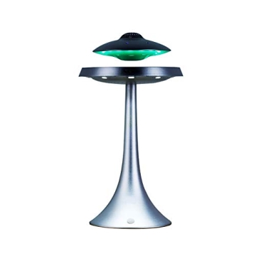 Izzya Magnetic Levitation Bluetooth UFO Speaker, Wireless Charging UFO Levitating Speaker with Seven...