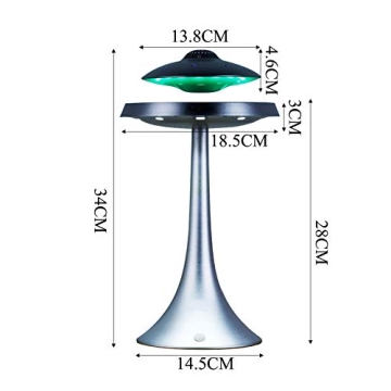 Magnetic Levitation Bluetooth UFO Speaker with LED Lamp