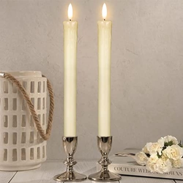GenSwin Flameless Taper Candles with Remote Control