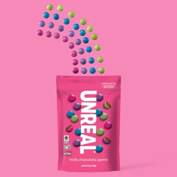 UNREAL Milk Chocolate Gems - Guilt-Free Deliciousness