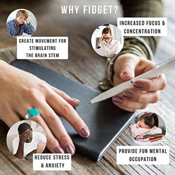 Fidgi Pen - Original Fidget Pen for Stress Relief and Focus
