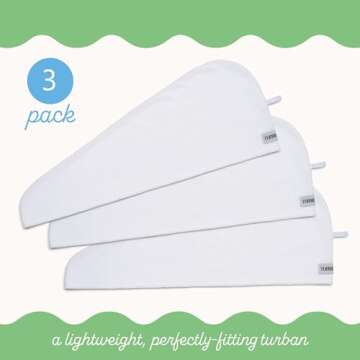 Turbie Twist Hair Towel Wrap - Fast Drying for All Hair Types