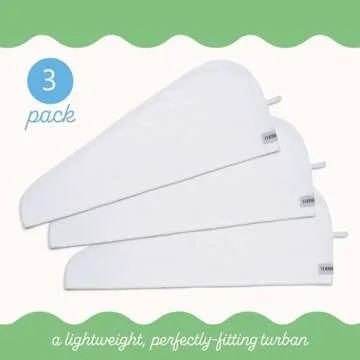 Turbie Twist Hair Towel Wrap - Fast Drying for All Hair Types