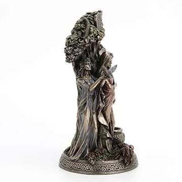 Veronese Design Danu Irish Triple Goddess of The Tuatha De Danann Bronze Finish Statue