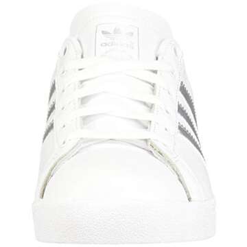 adidas Women's Coast Star Shoes, ftwr White/Silver Met./ core Black, 8 M US