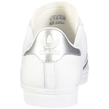 adidas Women's Coast Star Shoes, ftwr White/Silver Met./ core Black, 8 M US