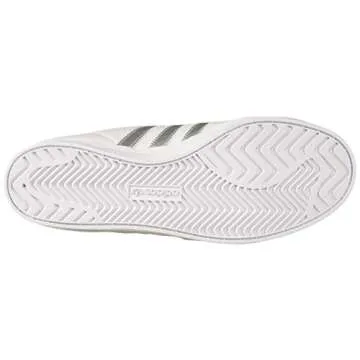 adidas Women's Coast Star Shoes, ftwr White/Silver Met./ core Black, 8 M US