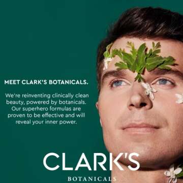 Clark's Botanicals Smoothing Marine Cream: Skin Moisturizer to Repair Stressed Skin with Algae Microspheres, Jasmine Extract & Glycolic Acid, 30 ml