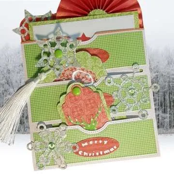 Stitched Slots Pocket Die Cut Set - Large Pocket Die, Metal Cutting Dies for Card Making, Paper Crafting, Scrapbooking Supplies - by Matty's Crafting Joy