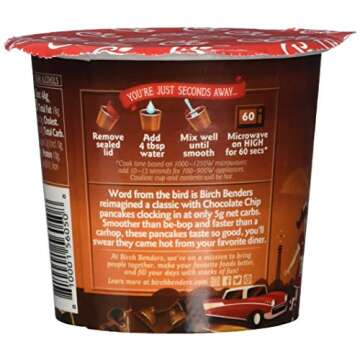 Birch Benders Gluten-Free Chocolate Chip Pancake Cup