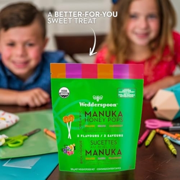 WEDDERSPOON Organic Manuka Honey Pops Variety Pack 120g